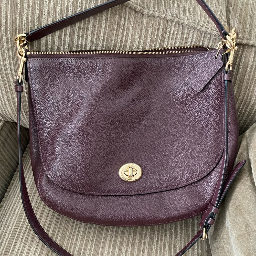 All Leather Authentic Coach Bag
